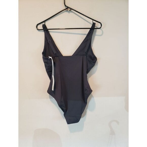 Everlane Women's Bikini in Charcoal - Picture 3 of 5